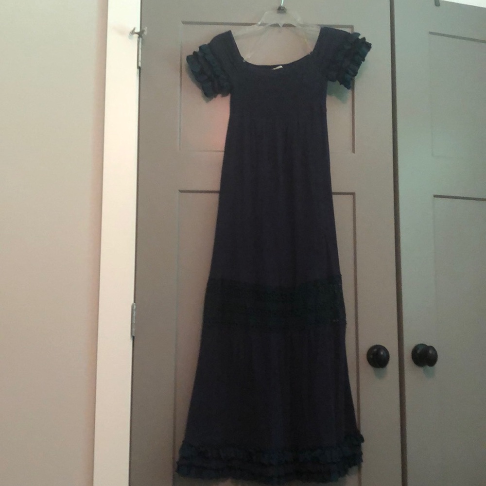 ModCloth off-the shoulder maxi dress
